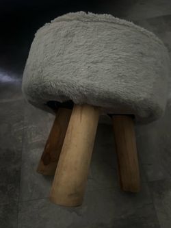 Wood stool