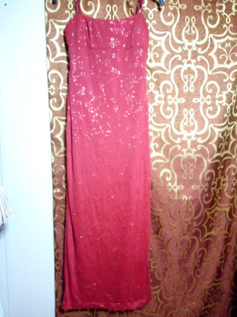 Long Red Dress