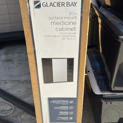 Glacier bay medicine cabinet 30 inch