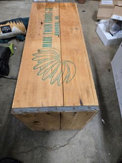 Vintage Mark Twain Produce Co. Wooden Banana Crate