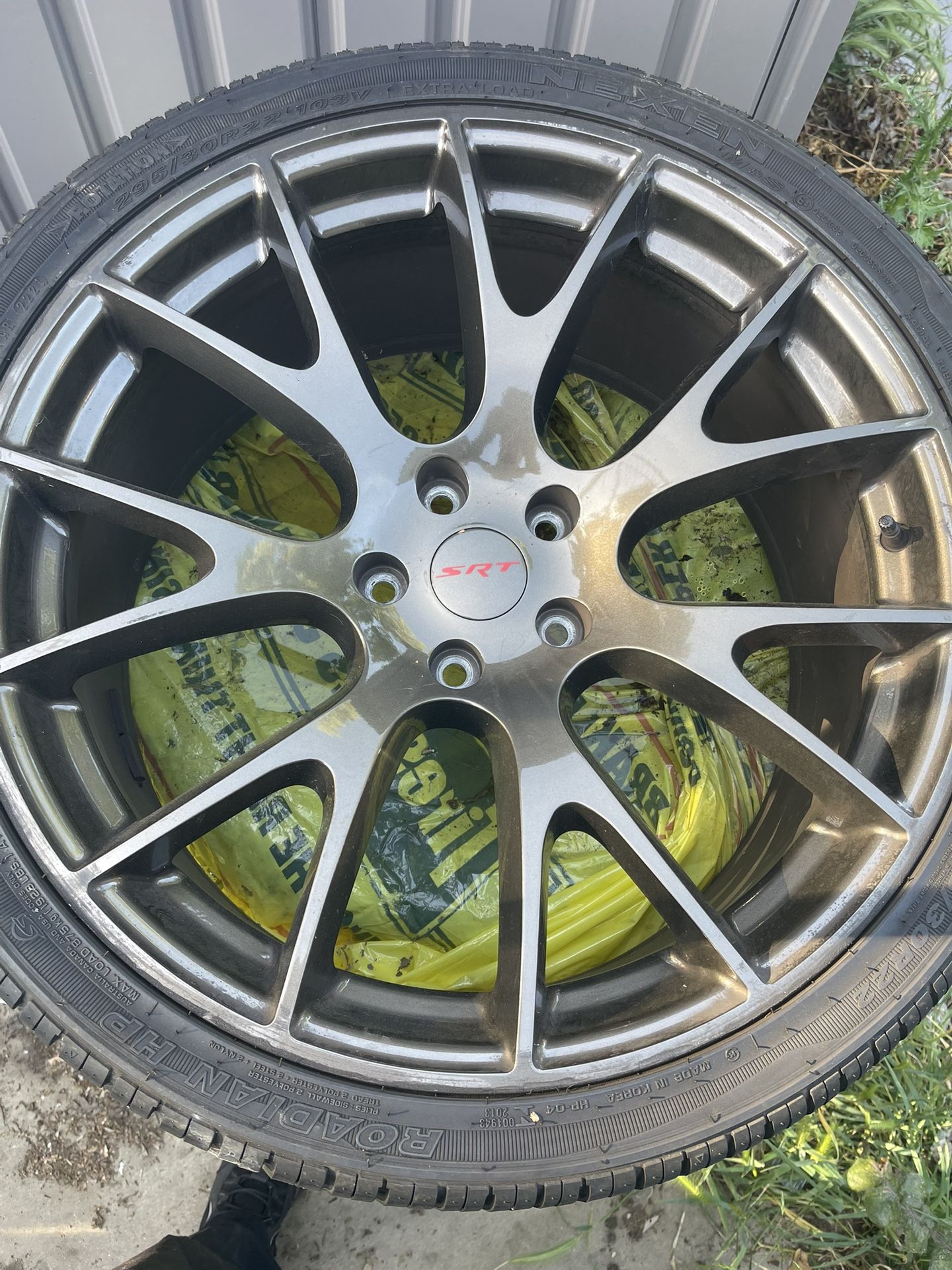 22 Inch, SRT Wheels And Tires For Sale. for Sale in Stockton, CA - OfferUp