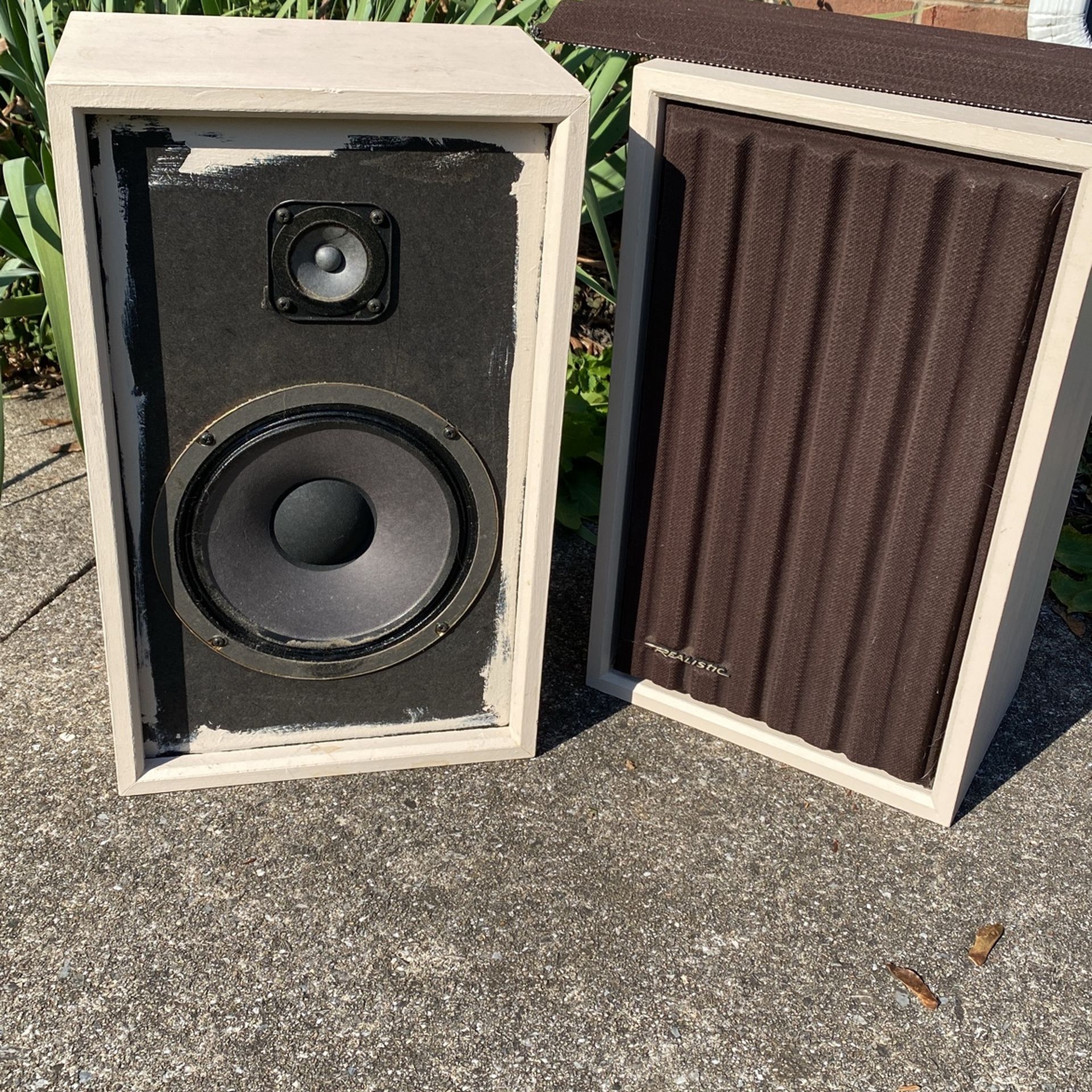 Vintage 20W Speakers Solid Wood