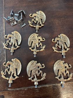 Double Sided Mexican Eagle License Topper