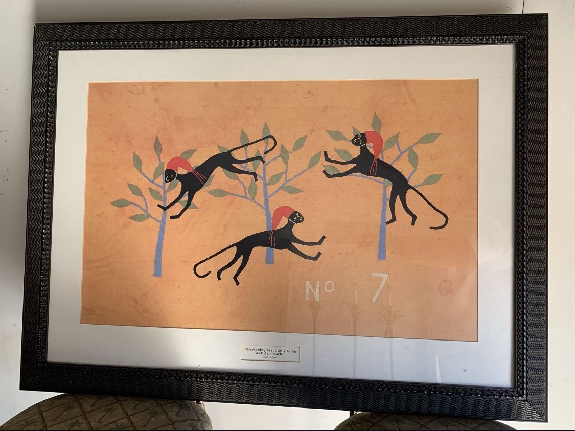 RARE WALT DISNEY ANIMAL KINGDOM WALL ART