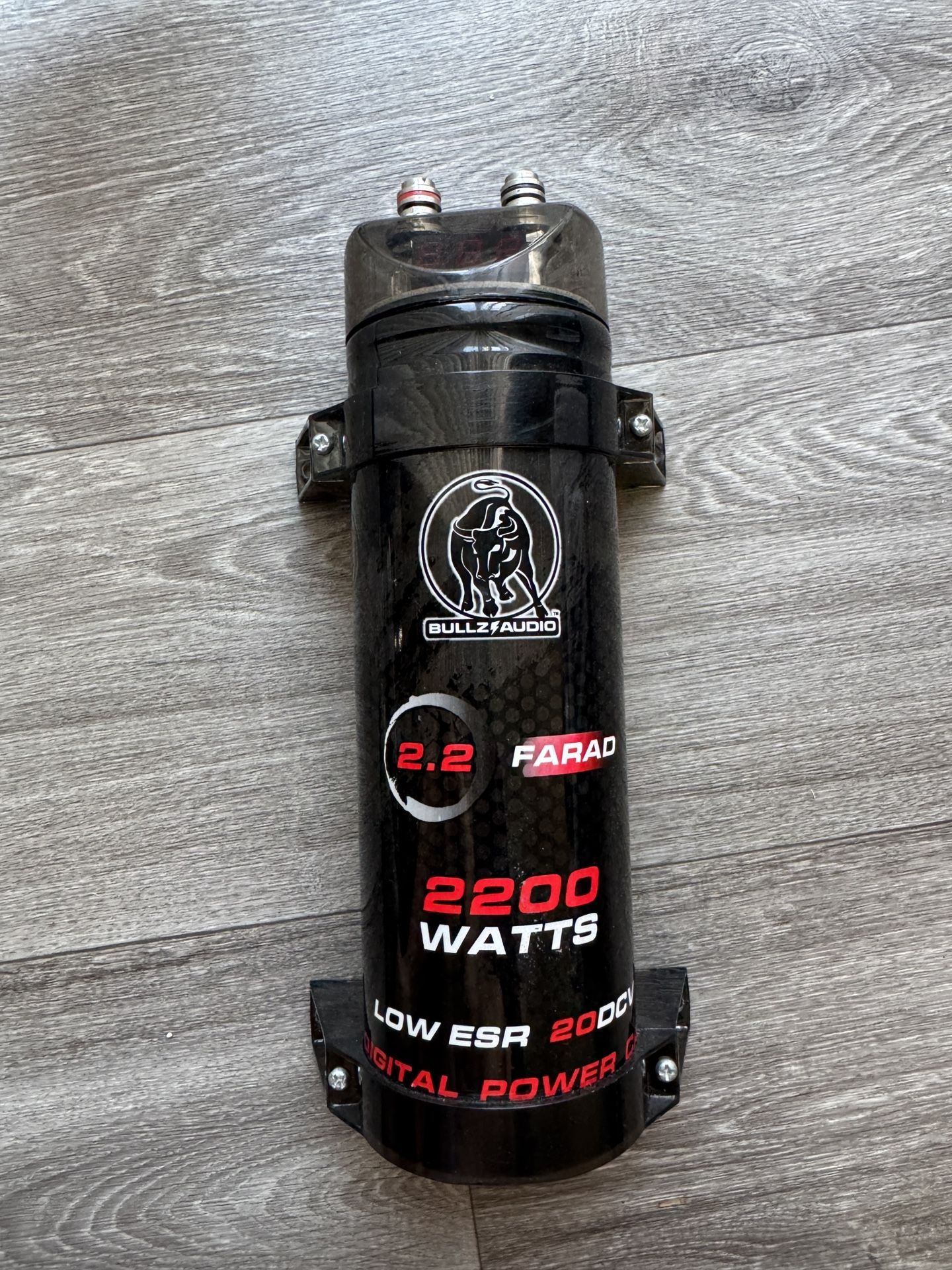 Bullz Audio 2200W 2.2 Farad Digital Car Audio Capacitor