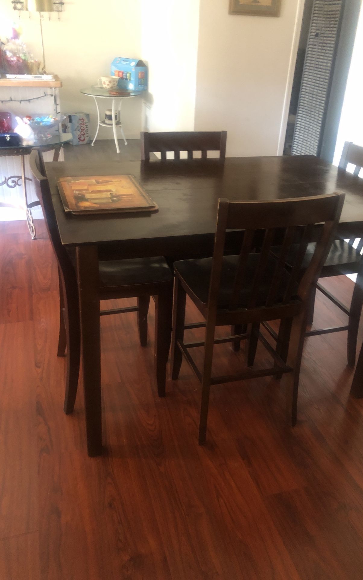 Bar Style Dining Table