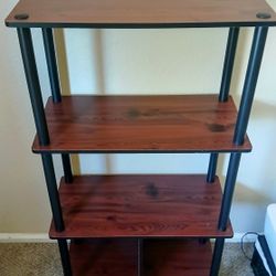 Shelf Stand With 2 Area For Storage Baskets