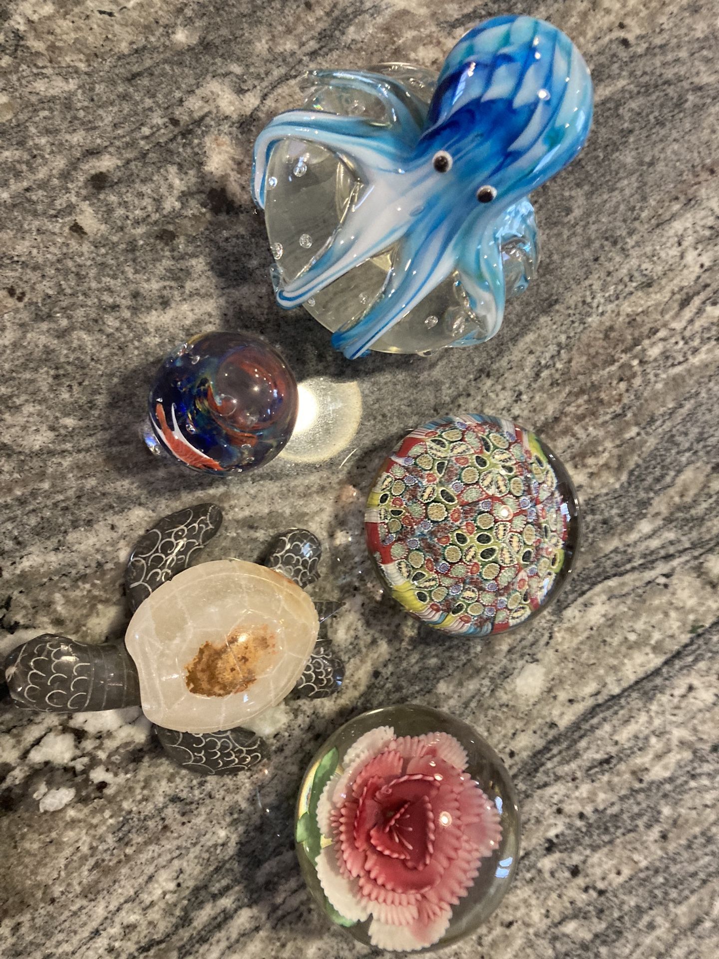 Glass Paper Weighs