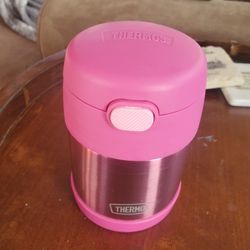 Pink Thermos Soup Container