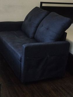 Blue couch for 2 people $ 45