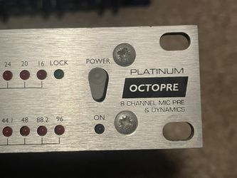 Focusrite Platinum Octo pre Outboard Studio Rack Mic Preamp