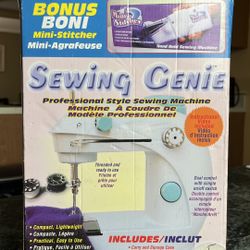 $20 Compact Sewing Genie Includes a Mini-stitcher 