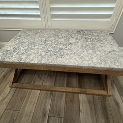 Coffee table - quartz, Wood Custom 