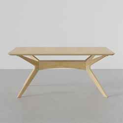 AllModern Mid Century Modern Solid Oak Wood Dining Table