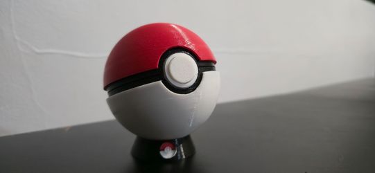 Pokeball Nintendo Switch Game Cartridge Holder 3D printed