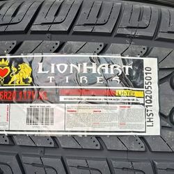 Lionhart 275/55R20 tires — set of 4