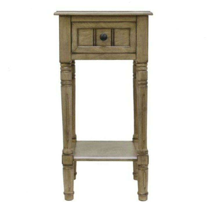 Decor Therapy Simplify Oak 1-Drawer End Table