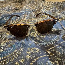 Rayban Tortoise Clubmaste Sunglasses