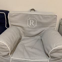 Pottery Barn Kids Anywhere Chair Grey with R