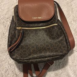 Calvin Klein Backpack Purse 