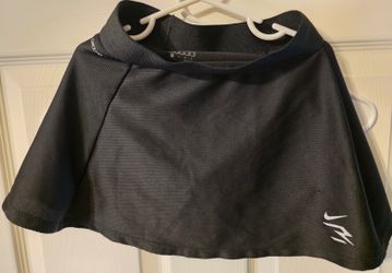 Nike Black Flared Mini Skirt Size 6X Kids 6-7 Years Polyester Elastane