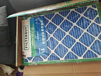 Filterbuy 20x30x1 Air Filter MERV 13 Smoke & Allergy Defense