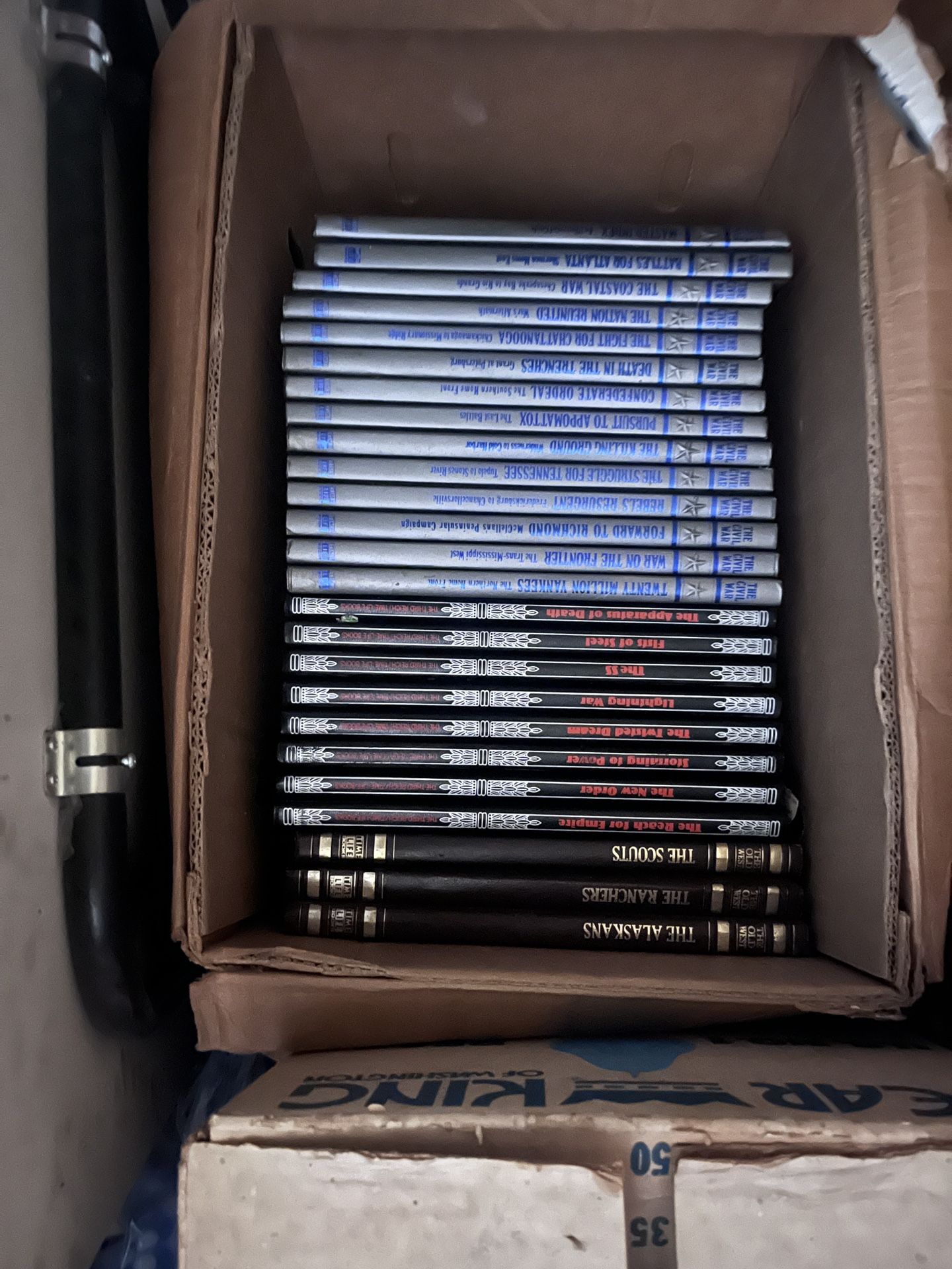 Leather bound time, life books