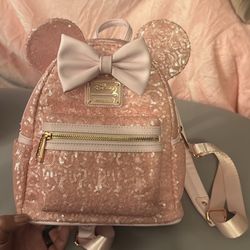 Loungefly Minnie Mouse Cotton Candy Backpack 