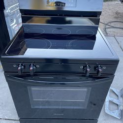 Frigidaire Electric Stove Black 