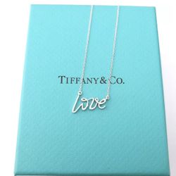 Tiffany And Co Love Paloma Graffiti Necklace.925 Sterling Silver New At Store Price $395 Selling Today Price $150