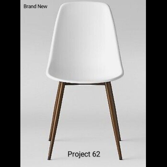 Brand New (SET OF 2) Project 62 Copley Armless Chair White