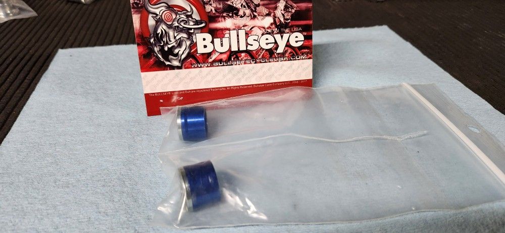 Bullseye Serrated Hop Up Volcano Washers - Ano Blue NEW
