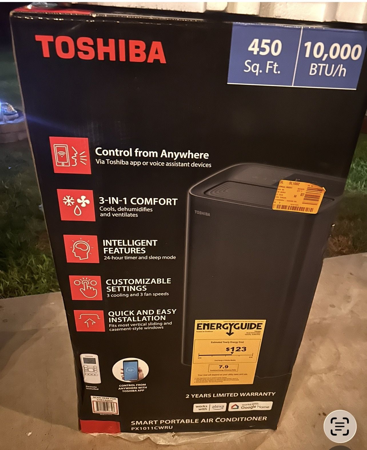 New Smart Portable Air Conditioner Cools Xxl Rooms Of 450sq-ft By GE