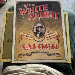 Vintage The White Rabbit Saloon Jack Daniels 