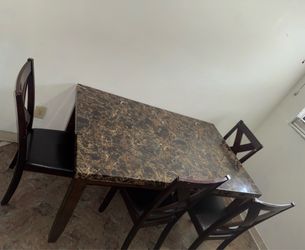 Table and chairs