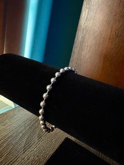 Women’s .925 Sterling Silver Bead Bracelet – 7.5” 5mm
