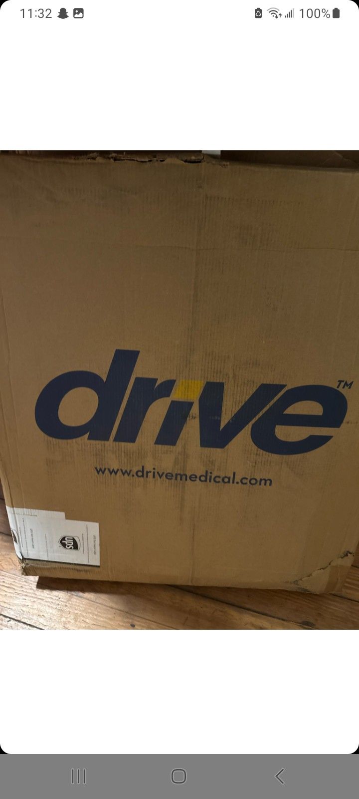 Drive Medical Steel Folding Frame Commode New 