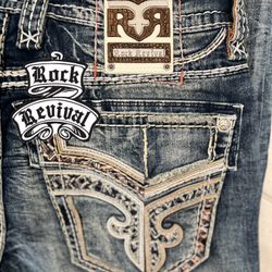 Men’s Size 36x32 Rock Revival Jeans - STRAIGHT FIT - BRAND NEW!!!