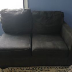 2 PC DARK GRAY Sectional Couch