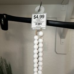 White Strings Of Beads Never Used Bought At Hobby Lobby 