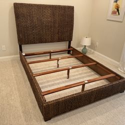 Wicker Style Queen Bed Frame