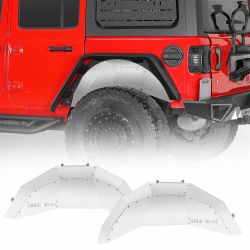 Aluminum Rear Inner Fender Liners Sliver For 2018-2025 Jeep Wrangler JL