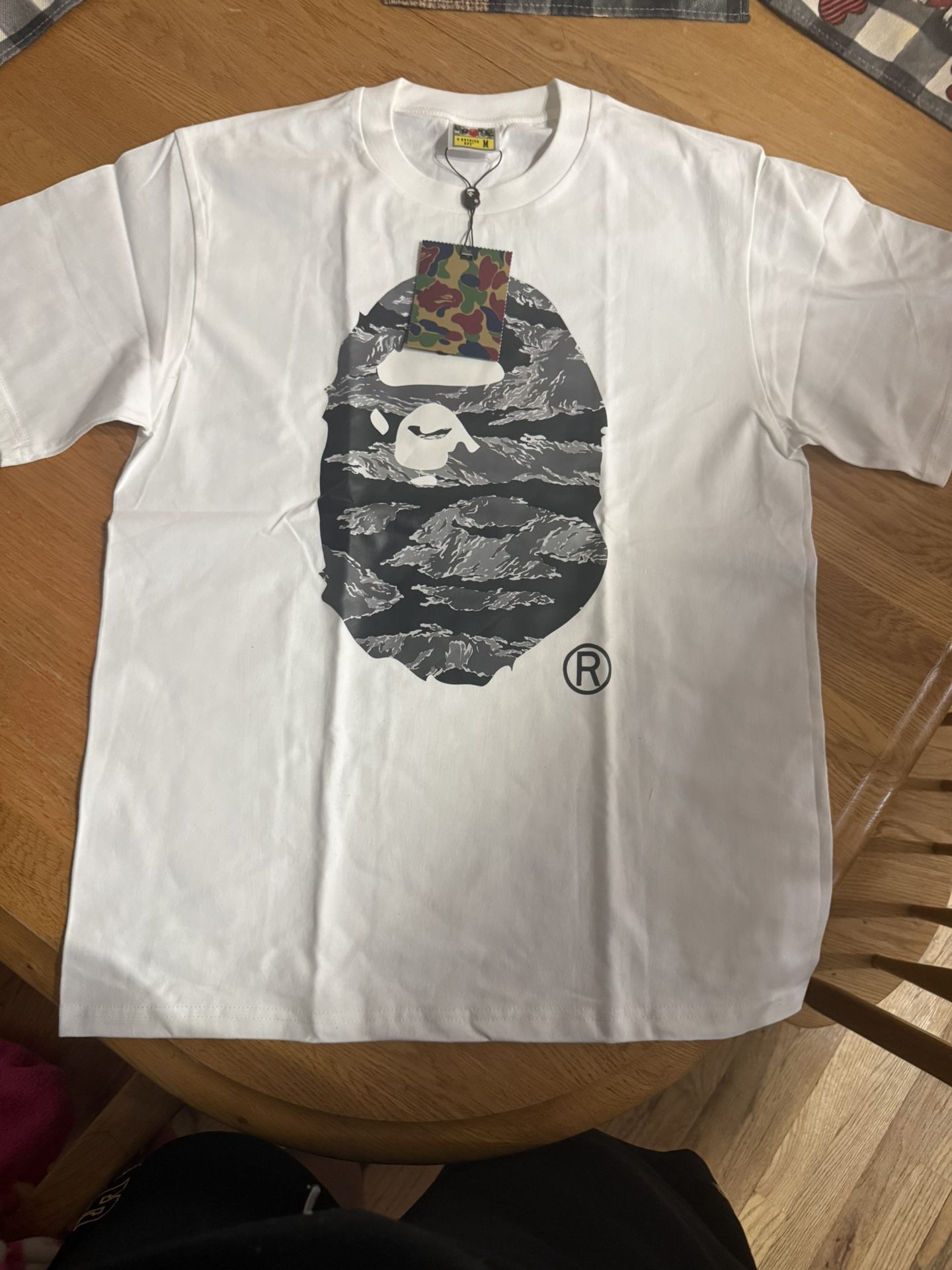 Brand New size Medium BAPE T shirt White