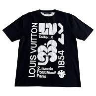 Louis Vuitton Taille Graphic Logo Knitted Shirt 