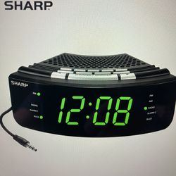 Sharp AM/FM Digital Alarm Clock (new)