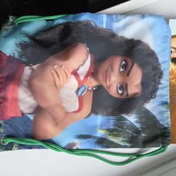 Moana Drawstring Back Pack New