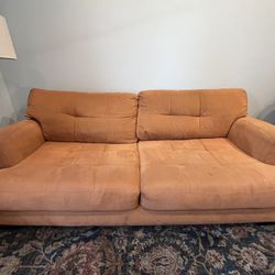 Couch - Very Comfy Burnt Orange Couch
