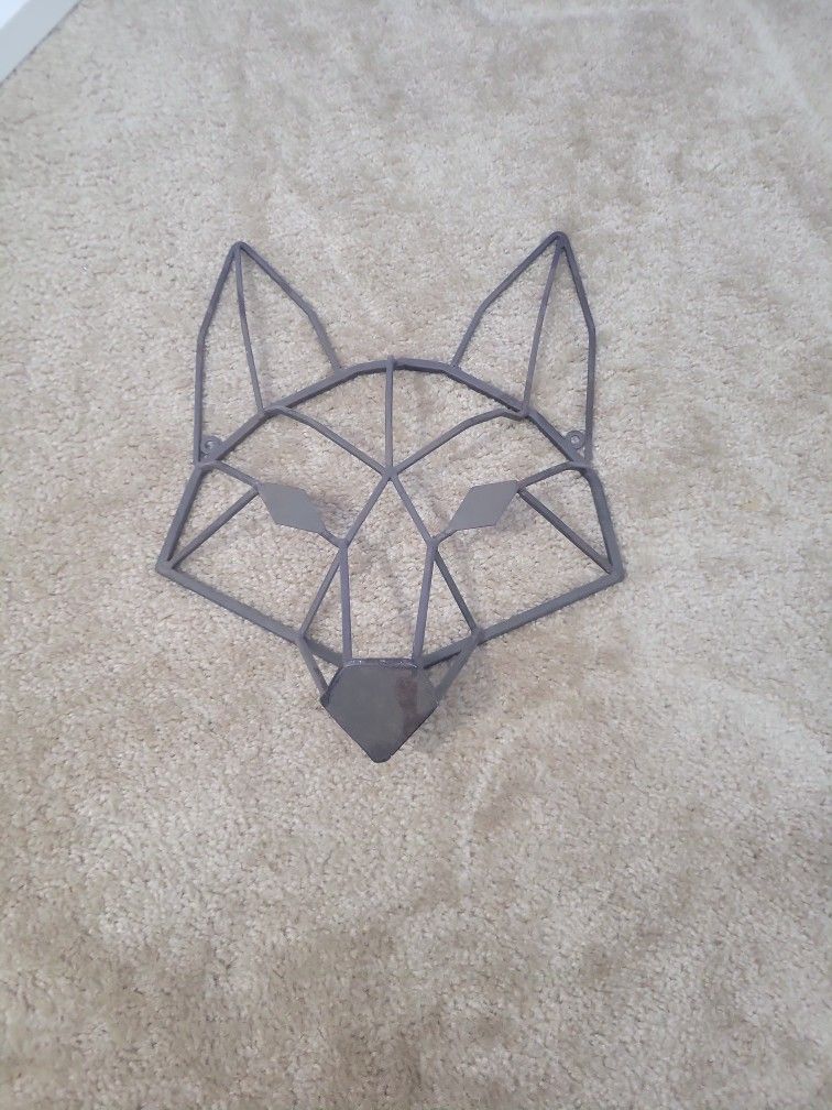 3d Fox Wall Decor