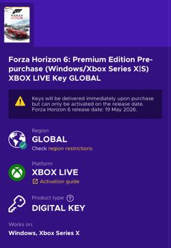 Forza Horizon 6 Premium Code