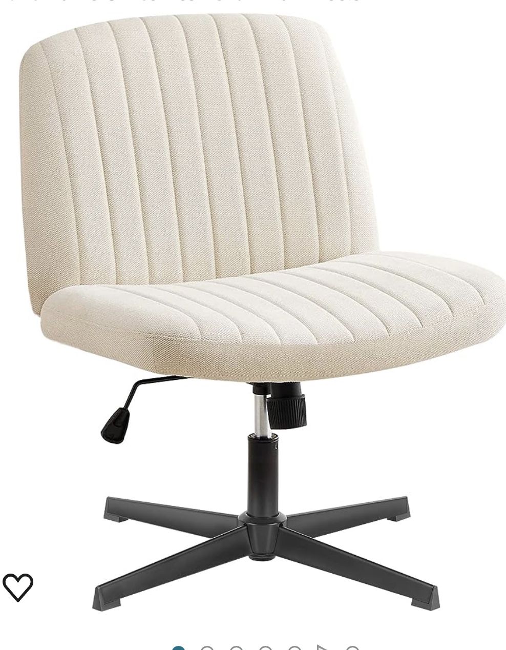 Brand New Cream Criss Cross Office Chair